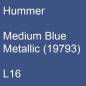 Preview: Hummer, Medium Blue Metallic (19793), L16.